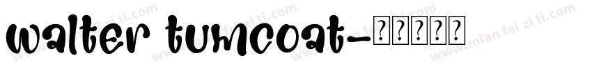 walter tumcoat字体转换